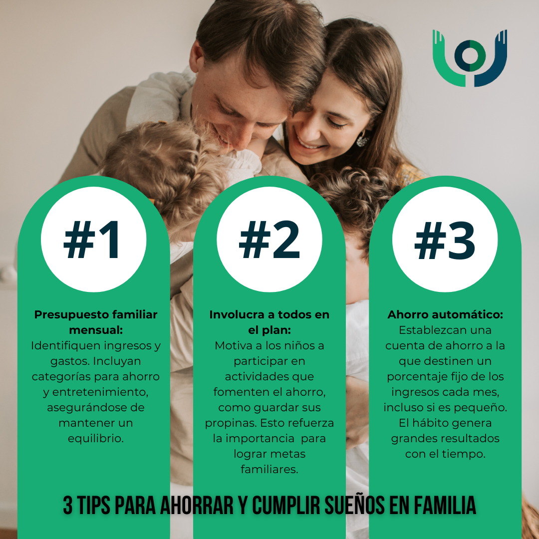 3 Tips para Ahorra en Familia